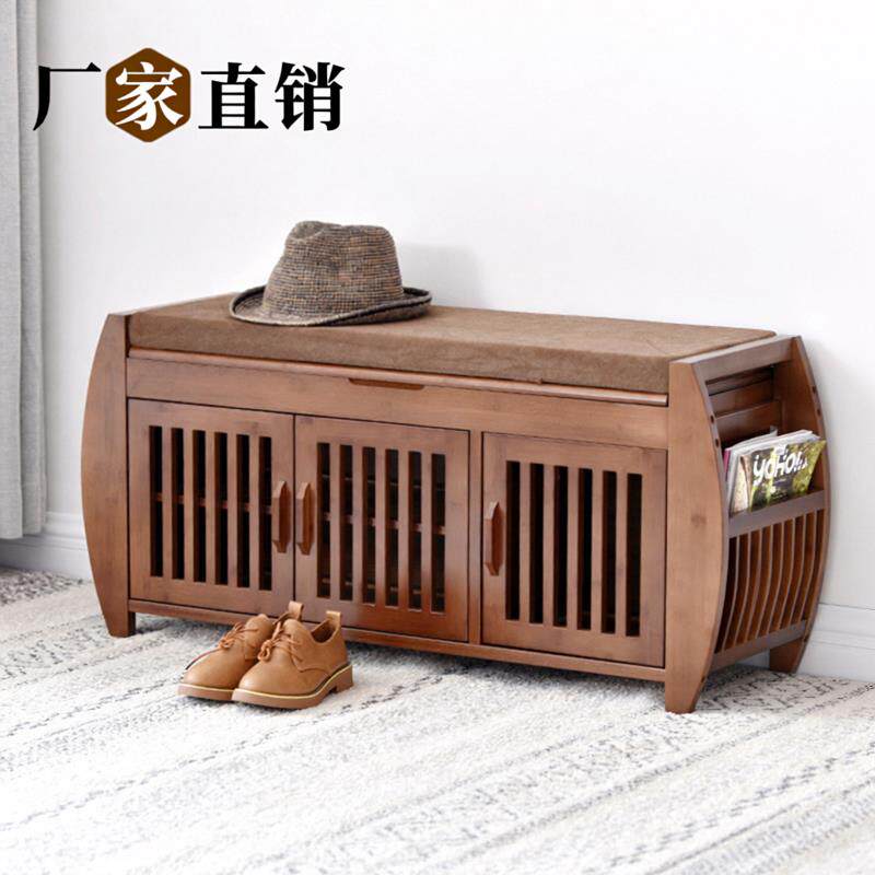 新款换鞋凳鞋柜进门穿鞋凳鞋架简约收纳凳长凳门口多功能储物凳