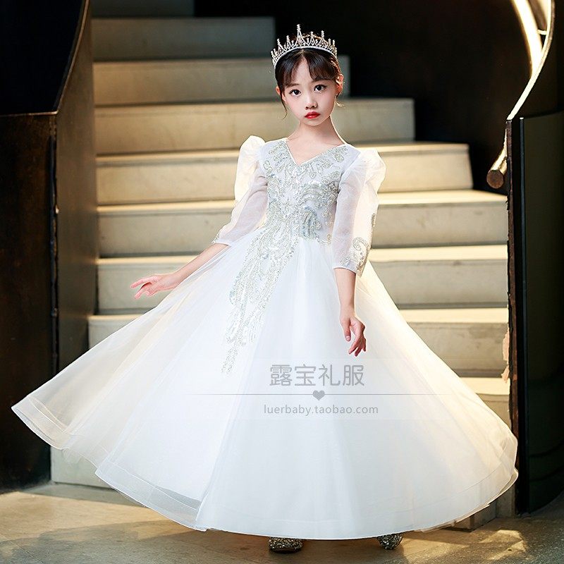 女童礼服钢琴洋气演出服儿童生日公主裙蓬蓬裙花童婚纱女孩主持人,童装/婴儿装/亲子装,儿童礼服,淘宝优惠券,粉丝福利购,淘宝优惠卷