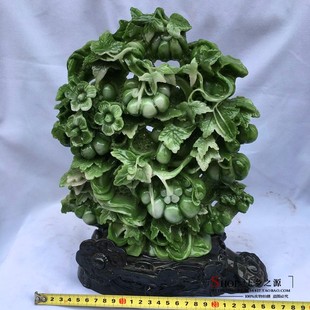 仿寿山石多子多福观赏摆件家居客厅玄关酒柜办公室工艺礼品摆饰礼