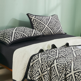 北欧亲肤全棉针织棉夏凉被天竺棉纯棉波西米亚裸睡多功能四季盖毯