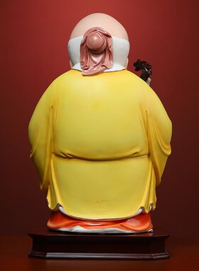 戴玉堂陶瓷寿星南极仙翁客厅装饰品大寿摆件送老人寿礼生日礼物