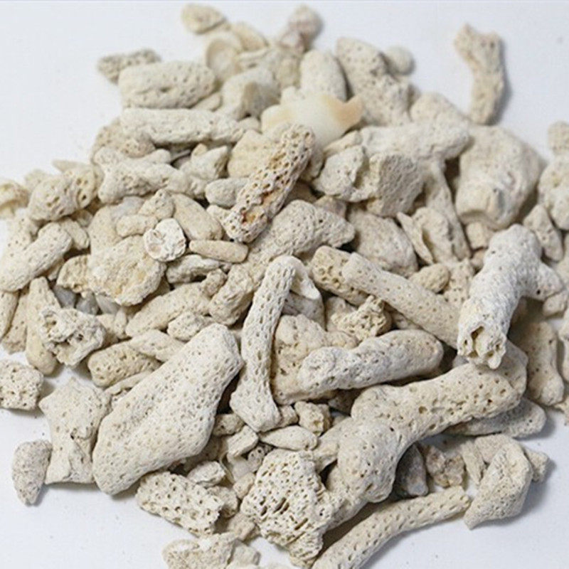 鱼缸过滤材料珊瑚石珊瑚砂玻璃陶瓷环火山石珊瑚骨水族箱净水滤材