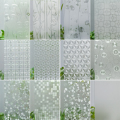 5米长静电免胶窗户玻璃贴纸防走光透光不透明卫生间防窥装 饰贴膜