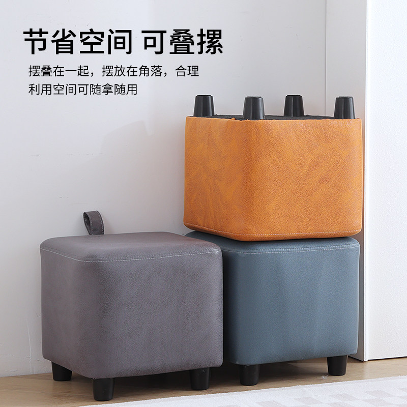 小凳子家用矮凳防滑耐用科技布板凳门口换鞋凳茶几凳简约客厅墩子,住宅家具,矮凳,淘宝优惠券,粉丝福利购,淘宝优惠卷