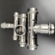 304不锈钢双卡压管件等径三通薄壁卫生级饮用水压接水管接头配件