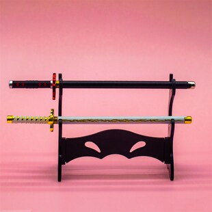 鬼灭动漫周边签名笔写字笔日轮刀模型炭治郎我妻善逸炎柱呼吸列车