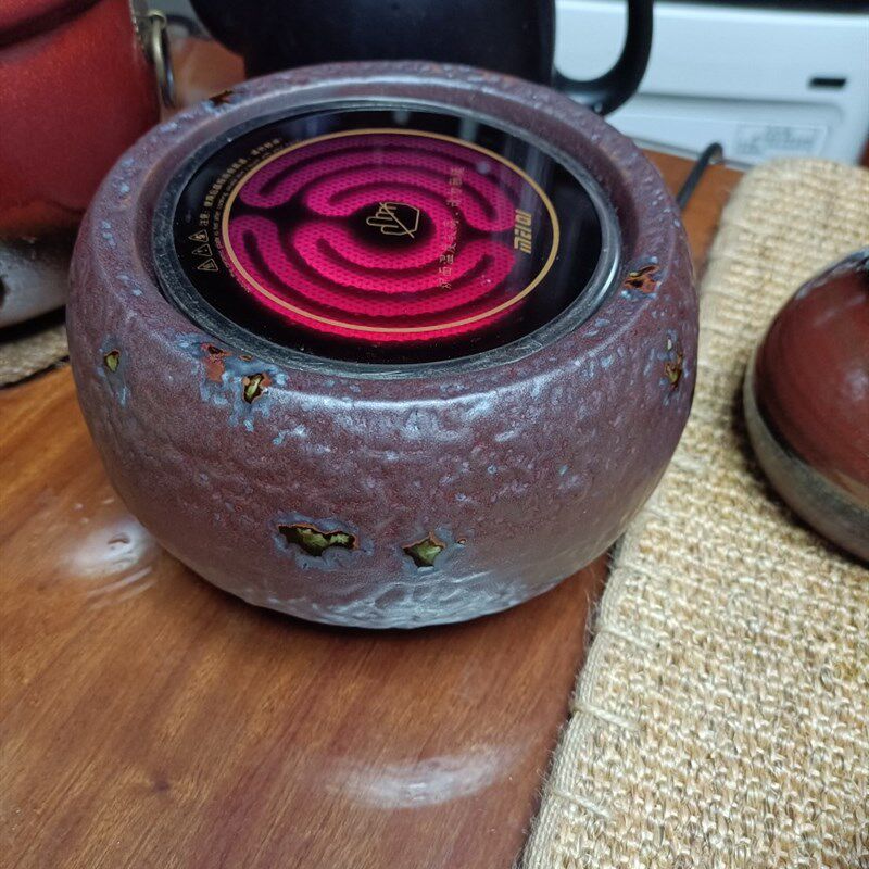 电陶炉潮州煮茶器侧把壶陶壶烧水壶套装迷你小号砂铫静音家用电炉