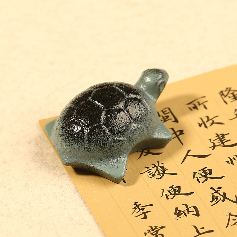 创意龟形文镇小 金属学生书法专用镇纸镇尺小摆件笔搁笔置文房四,文具电教/文化用品/商务用品,镇纸,淘宝优惠券,粉丝福利购,淘宝优惠卷