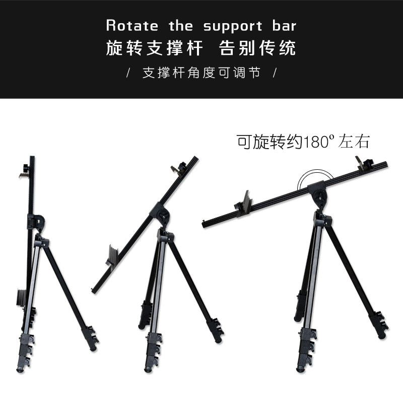 铝合金画架画板套装 可折叠多功能水彩架子伸缩可调节支架式便携