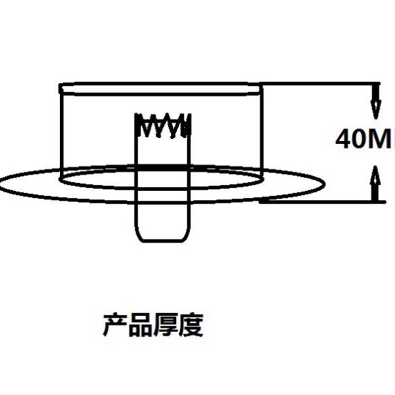 485总线吸顶嵌入式人体红外感应探头智能家居灯光控制 器感应开关