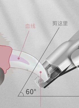 雪纳瑞专用指甲剪狗狗指甲刀LED灯照血线新手指甲钳子宠物剪爪
