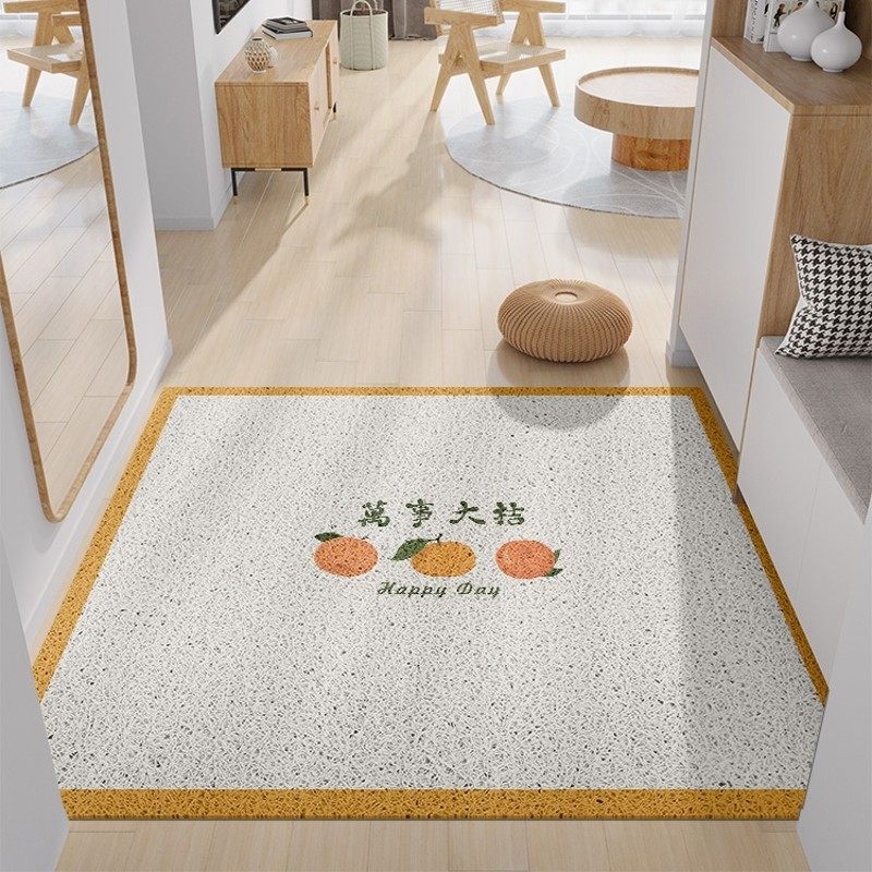 简约复古水果 入户门丝圈地垫超大门垫门厅大门口地毯进门脚垫,居家布艺,家用脚垫,淘宝优惠券,粉丝福利购,淘宝优惠卷