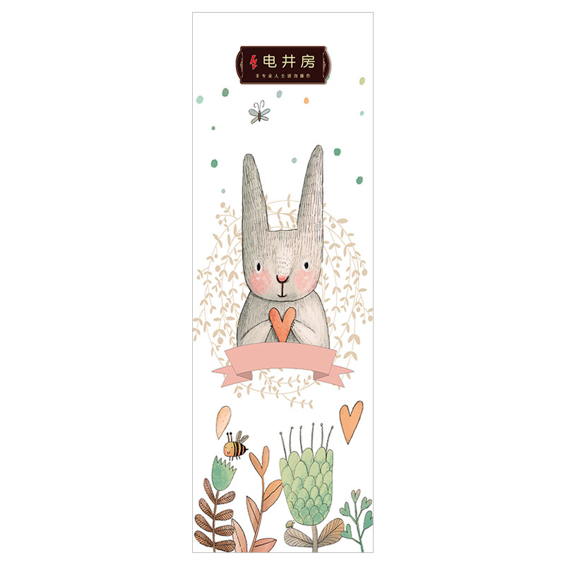 清新猫咪电井门贴纸自粘可定制电井门翻新贴画109走廊装饰画可爱,家居饰品,门贴,淘宝优惠券,粉丝福利购,淘宝优惠卷