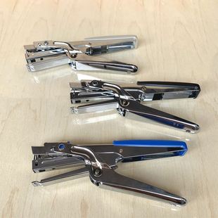 加厚外卖订书器手持家用手握手钳式订书机便携打包订厚书办公用品