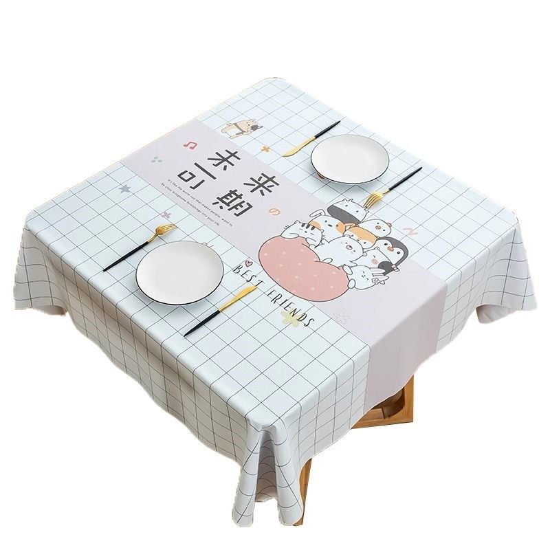正方形桌布防水防油免洗防烫2024新款餐桌垫茶几台布pvc书桌桌子,居家布艺,桌布,淘宝优惠券,粉丝福利购,淘宝优惠卷