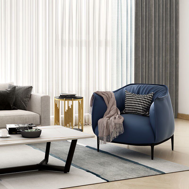 家用客厅沙发椅单人位轻奢北欧懒人小沙发休闲网红椅客厅沙发椅子