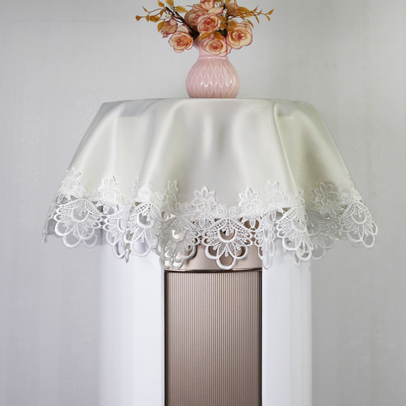 空调盖布圆柱柜机立式顶部盖巾 蕾丝清新开机不取圆形防尘罩装饰,居家布艺,空调罩,淘宝优惠券,粉丝福利购,淘宝优惠卷