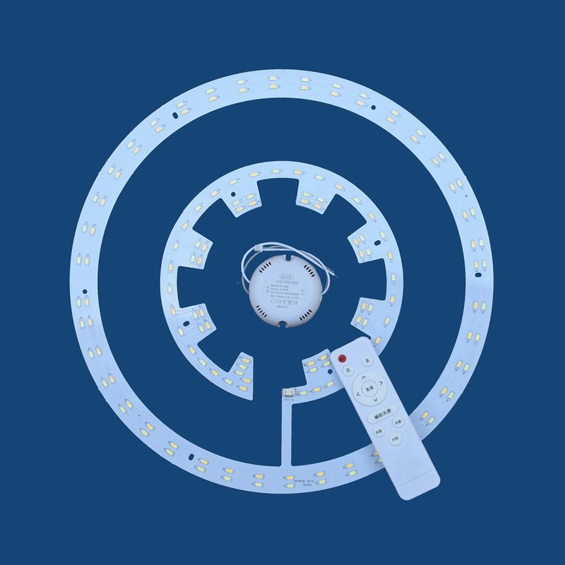 改造吸顶灯led灯板圆形灯管灯芯灯条贴片灯盘三色变光遥控光源,家装灯饰光源,LED球泡灯,淘宝优惠券,粉丝福利购,淘宝优惠卷