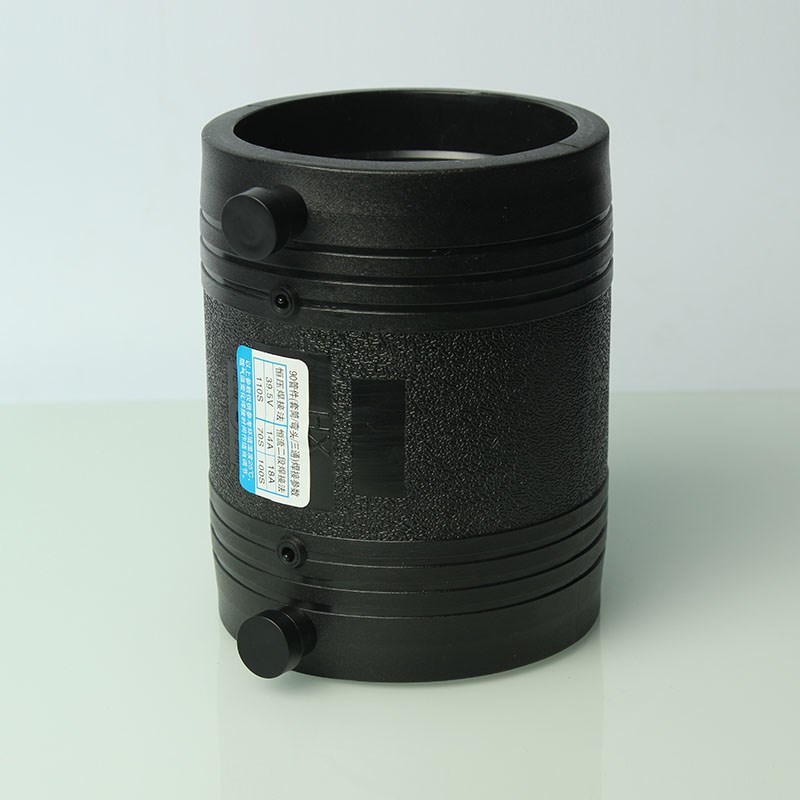 PE电熔管件钢丝网骨架复合管配件电熔接头异径变径三通 T200-T400