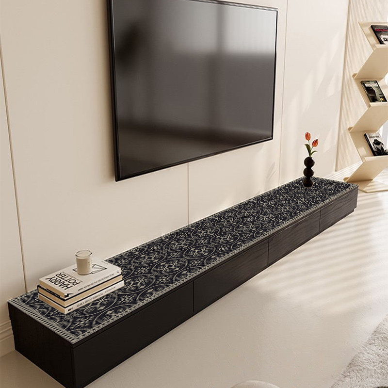 皮革电视柜垫桌垫酒柜餐边柜鞋柜保护垫轻奢防水防脏台面垫子桌布,居家布艺,桌布,淘宝优惠券,粉丝福利购,淘宝优惠卷