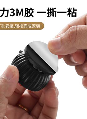 超顺滑轮万向轮自粘移动带煞车免打孔桌腿脚轮底座轴承黏贴滚轮子