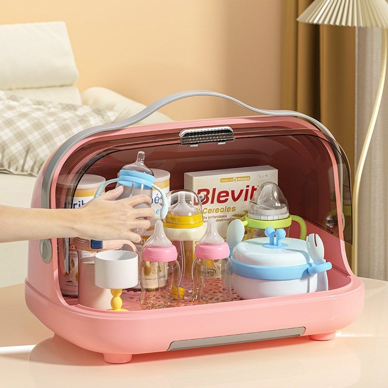 奶瓶收纳盒沥水防尘收纳箱婴儿专用宝宝餐具晾干架子沥水架置物架,厨房/烹饪用具,碗架,淘宝优惠券,粉丝福利购,淘宝优惠卷