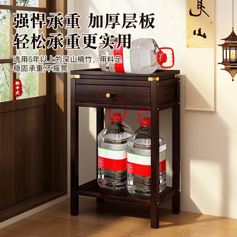 花架子客厅落地式花盆托架非实木植物摆放架多功能新款鱼缸展示架