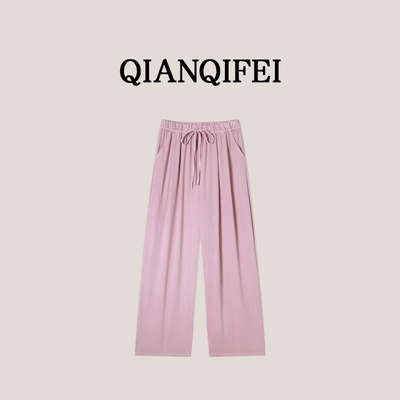 4.10F  新款高腰抽绳山本裤宽松阔腿牛仔休闲裤 265501