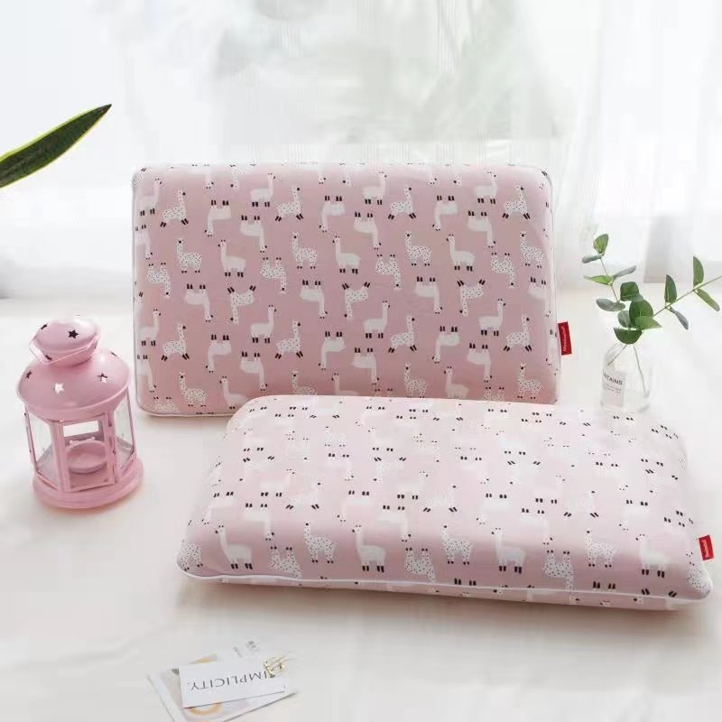 儿童成长低枕头学生款护颈枕芯助睡眠记忆棉枕四季通用单人