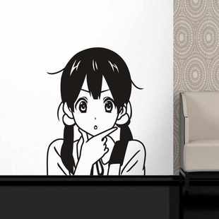 北白川玉子墙贴玉子市场 贴画宿舍装饰宿舍卧室动漫墙纸贴纸