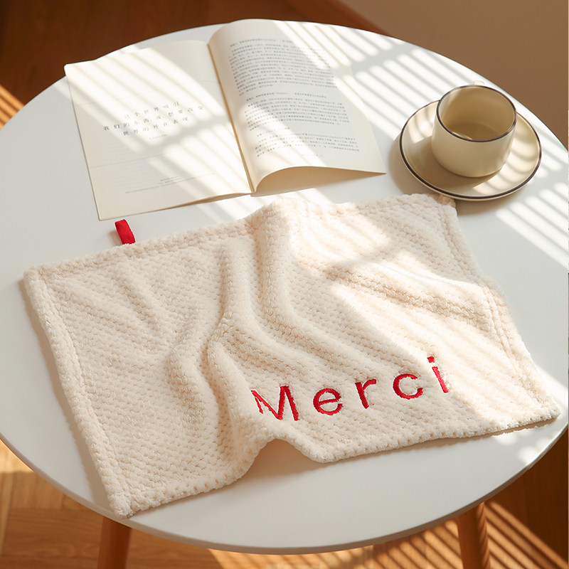 厨房擦手巾挂式可爱毛巾抹布可吸水家用卫生间加厚手布手帕珊瑚绒,家庭/个人清洁工具,厨房擦手巾,淘宝优惠券,粉丝福利购,淘宝优惠卷