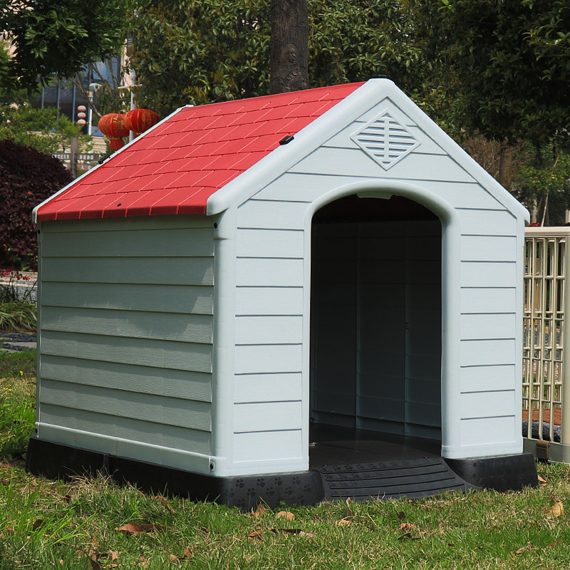 户外狗窝冬季保暖可拆洗大型犬狗屋室外防雨四季通用宠物猫窝狗笼