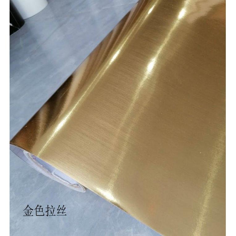 银色镜面PVC墙贴 厨房防水简约现代风格仿不锈钢墙贴翻新家具