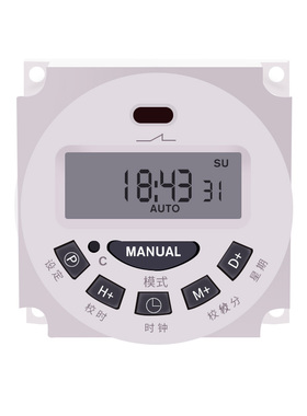 CN7101A小型微电脑定时时控开关时间控制电源定时器12V24V220V.