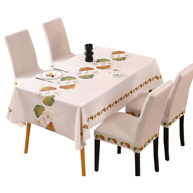 2024新款桌椅套罩防水防油免洗防烫餐桌桌椅套罩轻奢高级感椅凳罩