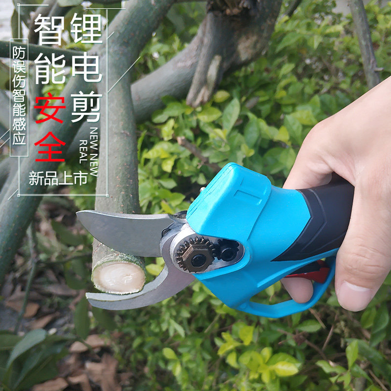 锐尔充电式果树锂电剪修枝剪电动粗树枝电剪子花卉修枝剪刀神器