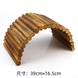 仓鼠金丝熊造景软梯攀爬玩具 分割区域围栏栅栏 花枝鼠刺猬拱桥窝