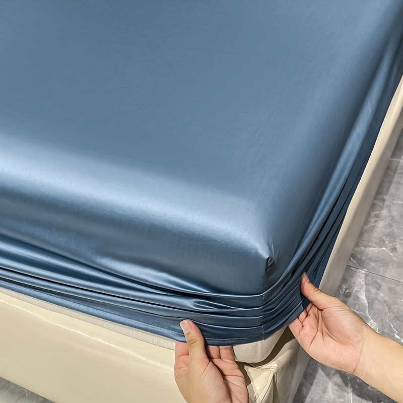 A类200支纯棉全包床笠款床垫套保护罩全棉床罩防尘床套子单件定制