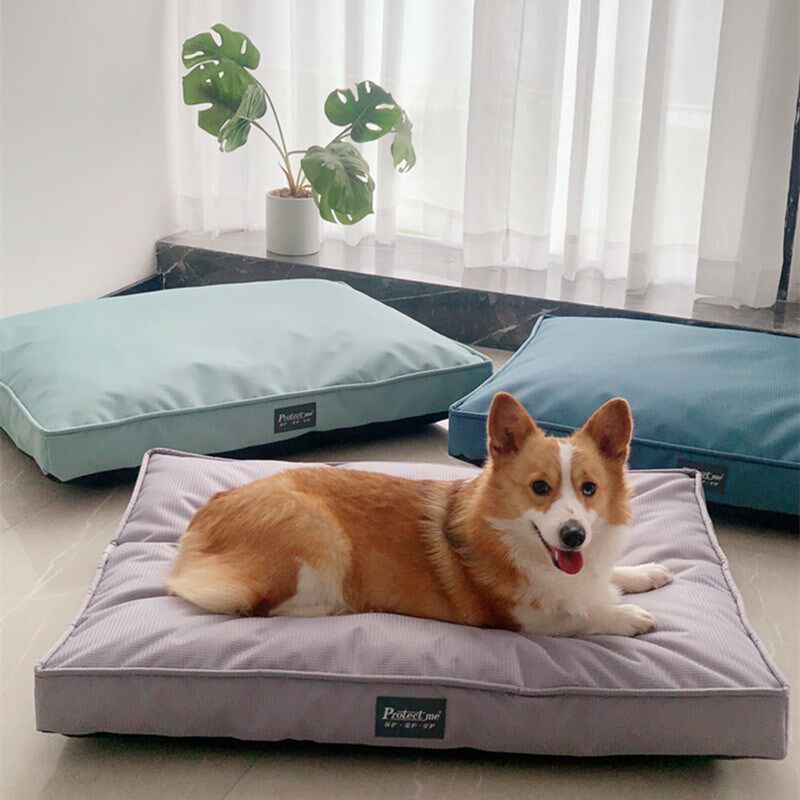 防水狗垫子小中大型犬柯基不易粘毛猫咪垫子夏天清凉牛津布狗狗床