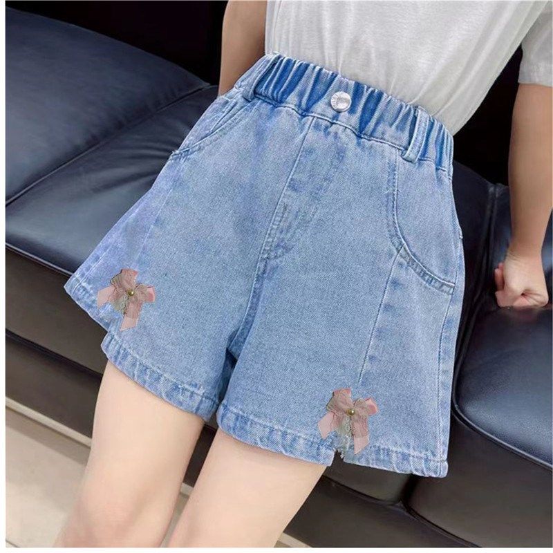 女童短裤高腰儿童新款牛仔短裤中大童阔腿裤休闲时尚童装薄款裤子,童装/婴儿装/亲子装,裤子,淘宝优惠券,粉丝福利购,淘宝优惠卷