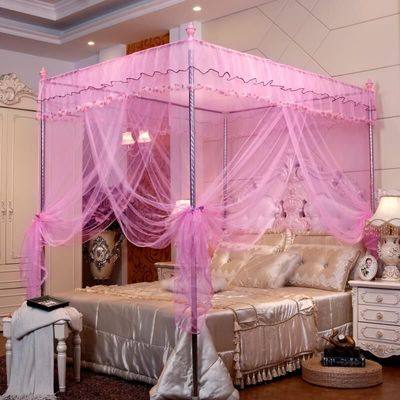 单帐纱不带支架 三开门方顶公主宫廷学生单件蚊帐可配不锈钢支架,床上用品,蚊帐,淘宝优惠券,粉丝福利购,淘宝优惠卷