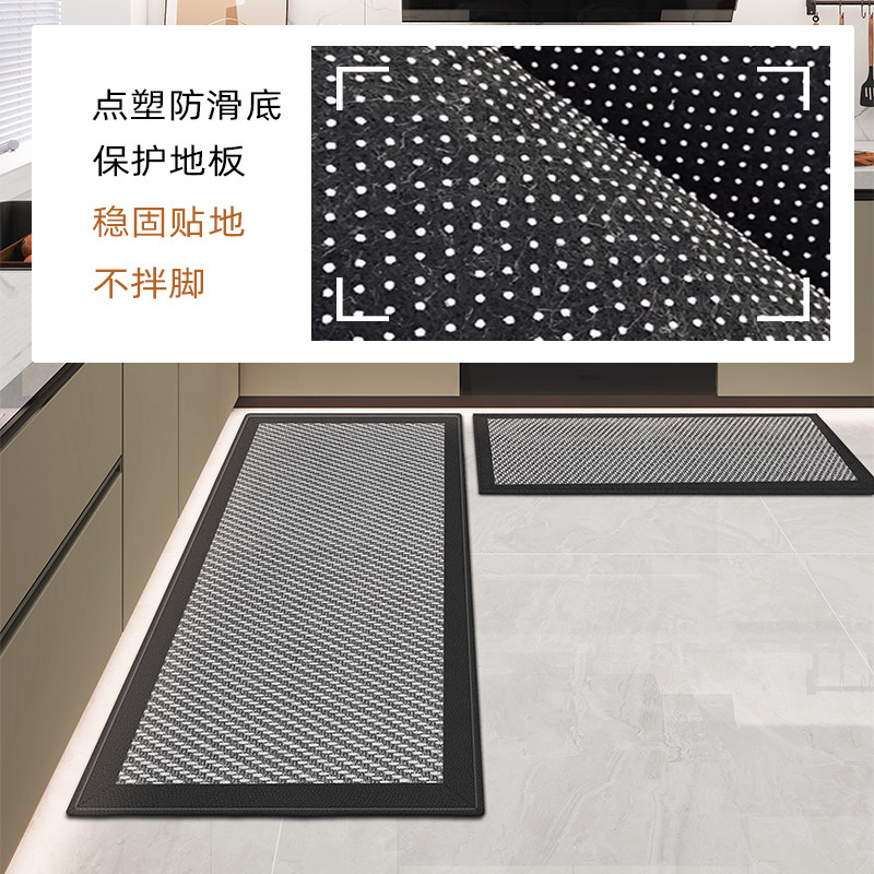 厨房专用地垫防滑防水防油长条脚垫防脏防污可擦洗地毯定制门垫,居家布艺,厨房地垫,淘宝优惠券,粉丝福利购,淘宝优惠卷