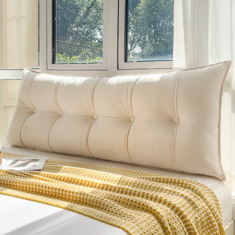 床头软包靠背高端护腰靠垫哺乳防撞软垫床上靠枕2023新款榻榻米,居家布艺,床头靠垫,淘宝优惠券,粉丝福利购,淘宝优惠卷