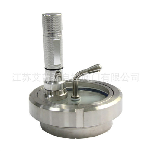不锈钢带刷活接视镜灯  不锈钢法兰视镜  DN50--DN300