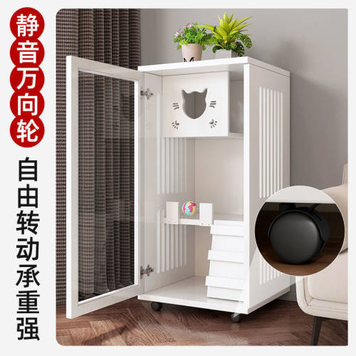 猫别墅木质笼子室内家用实木舍大自由空间柜屋猫窝豪华房厂家批发