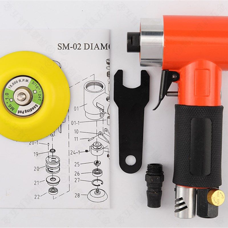 威林WILIN直芯气动打磨机 抛光机汽车打蜡木工 研磨机直芯3寸盘,五金/工具,气动磨光机,淘宝优惠券,粉丝福利购,淘宝优惠卷