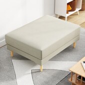 阳台沙发床延长凳换鞋 凳贵妃躺椅脚踏凳单人床加宽拼接床尾凳扩床