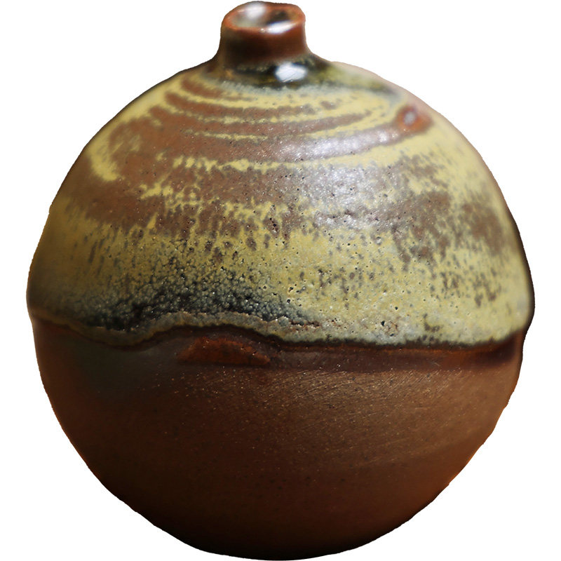 陶瓷禅意新中式茶几餐厅桌面粗陶小罐小花瓶花器家居饰品书房摆件,家居饰品,桌面摆件,淘宝优惠券,粉丝福利购,淘宝优惠卷