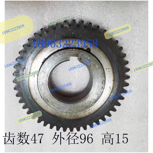 滕州ZX6350C/7550/6328钻铣床三档变速手柄机头组合齿轮花键轴