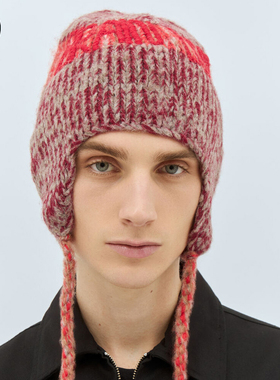 Braindead脑逝 Alpaca Knit Ear Flap Beanie 毛线帽运动帽保冷帽